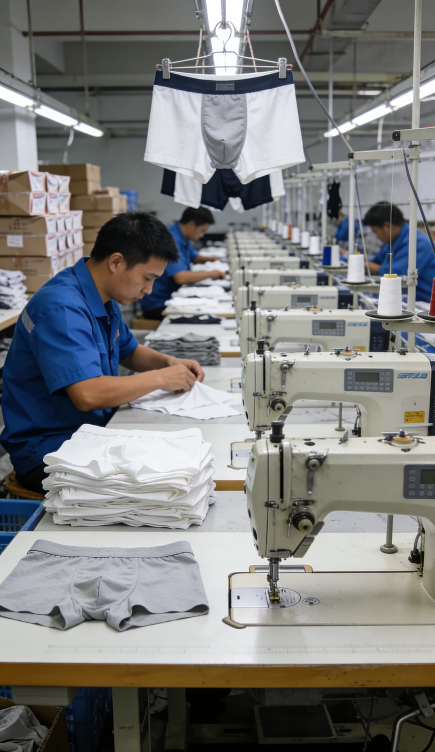 Fabric cutting workshop